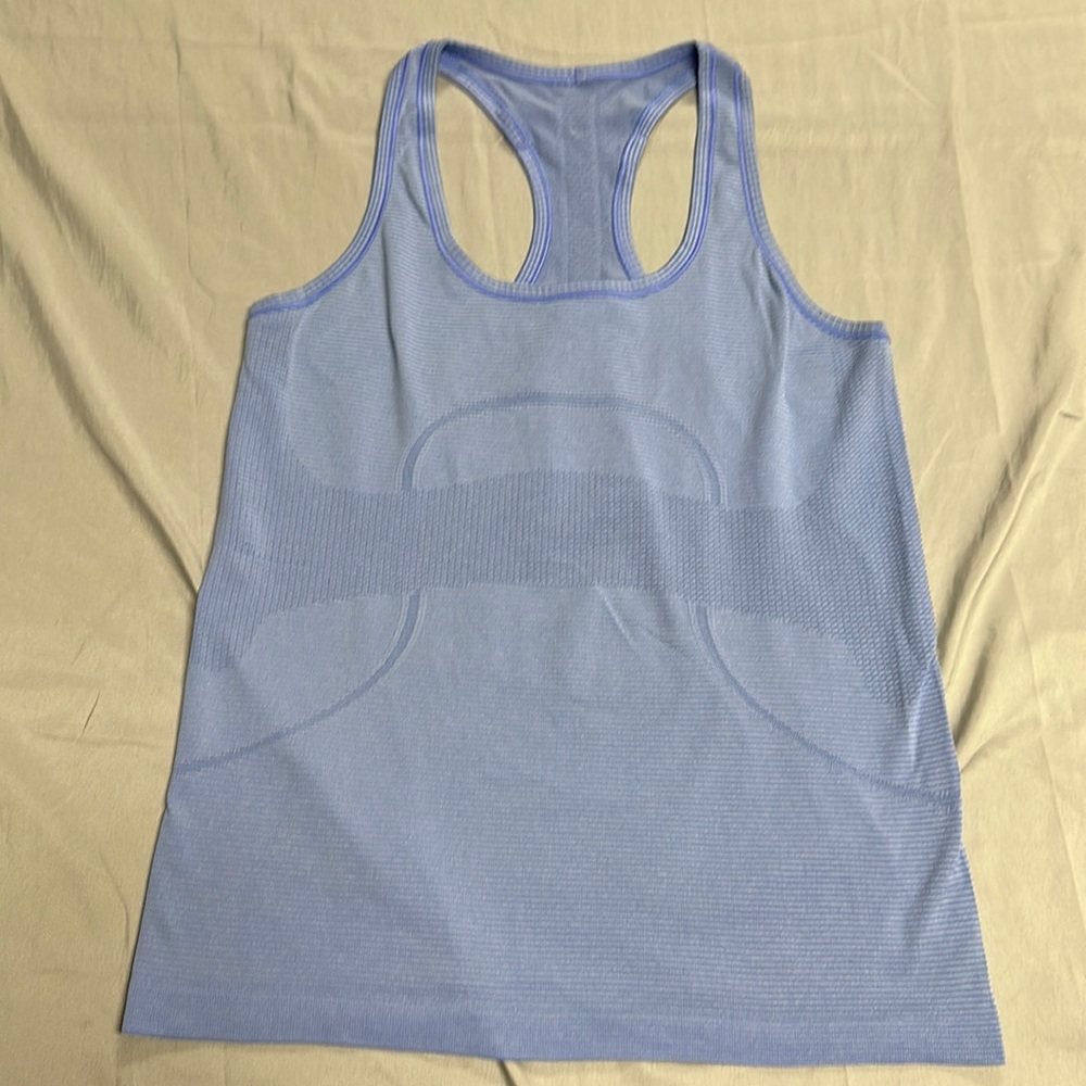 Lulu lemon blue Tech tank top